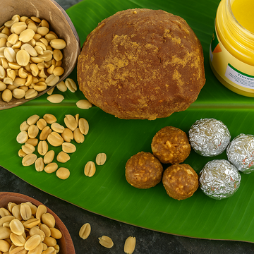Peanut Laddu – Handcrafted Healthy Snack with Jaggery & Ghee