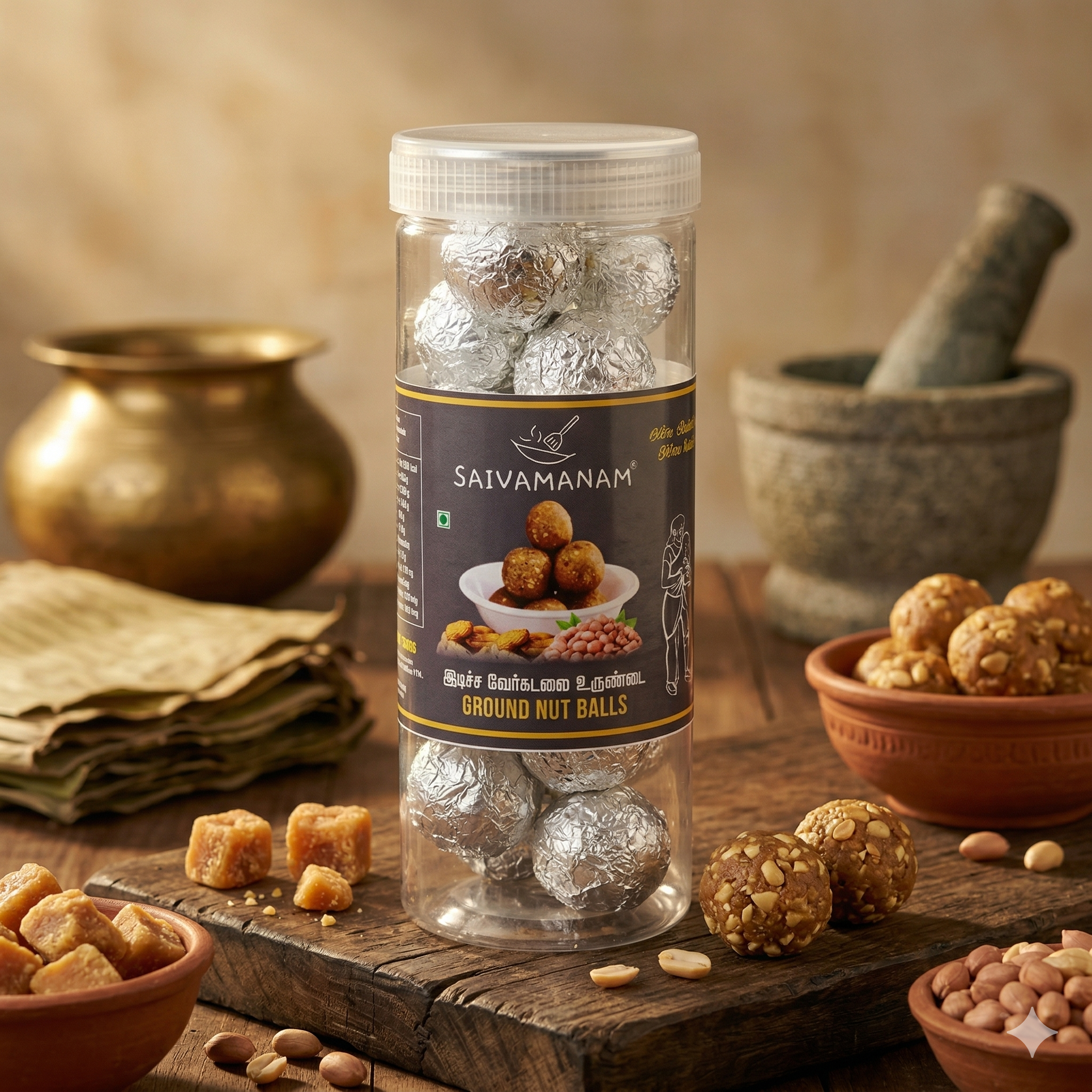 Kadalai Urundai – The Traditional Energy Sweet from South India