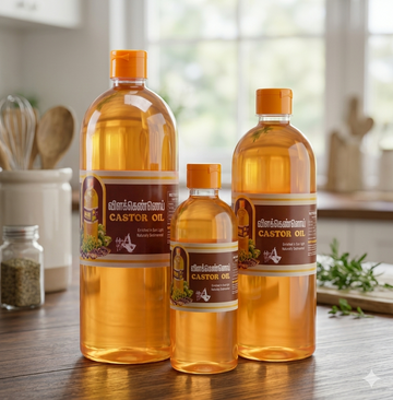 Stone-Pressed Castor Oil – Pure, Slow-Heated & Handcrafted for Wellness