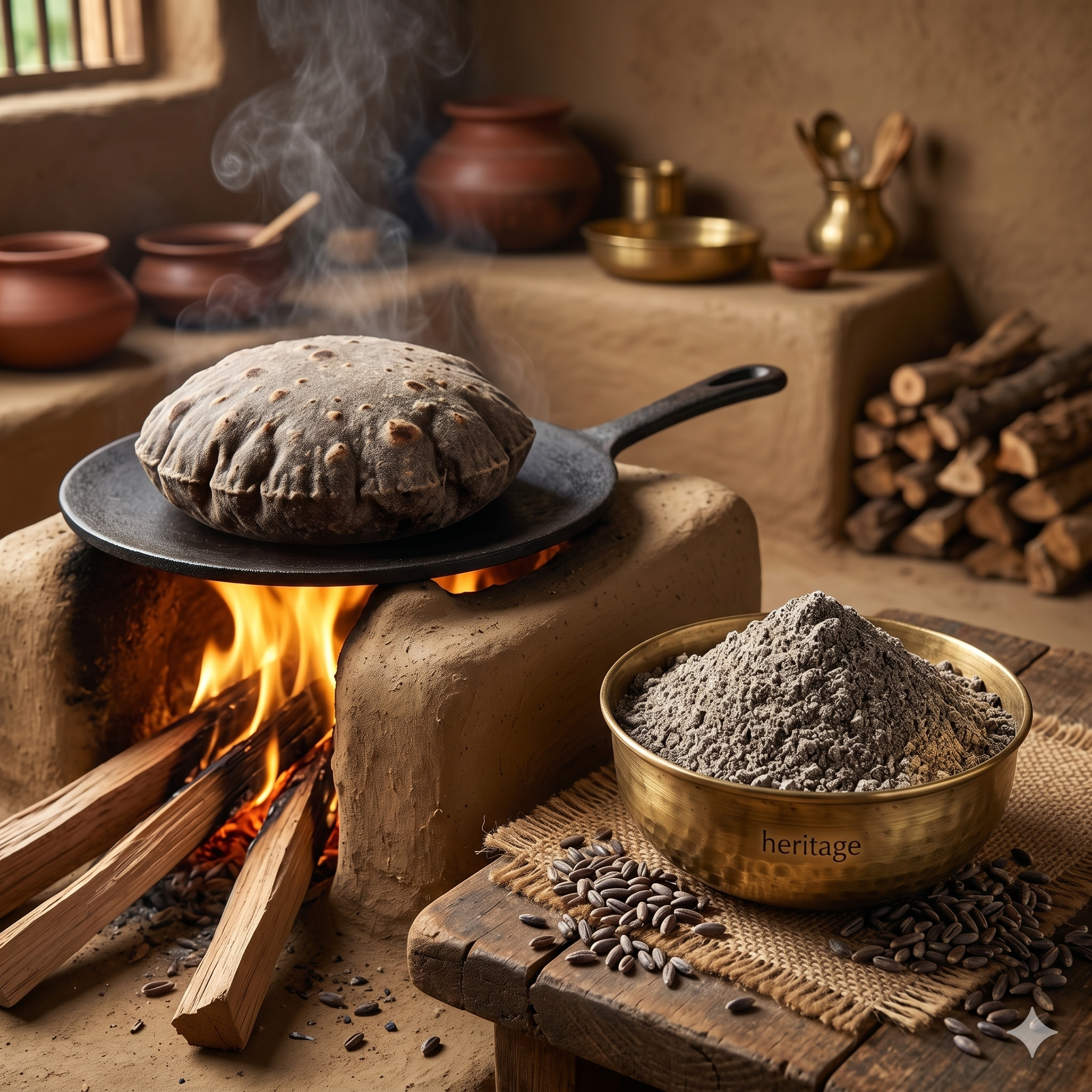 Black Wheat Chapatti Flour - Anti oxidant rich
