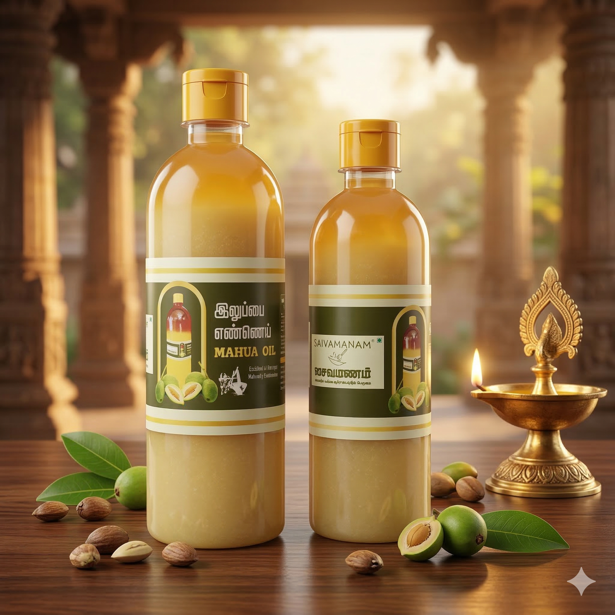 Cold Pressed Mahua Oil | Pure, Natural & Divine Deepam Oil
