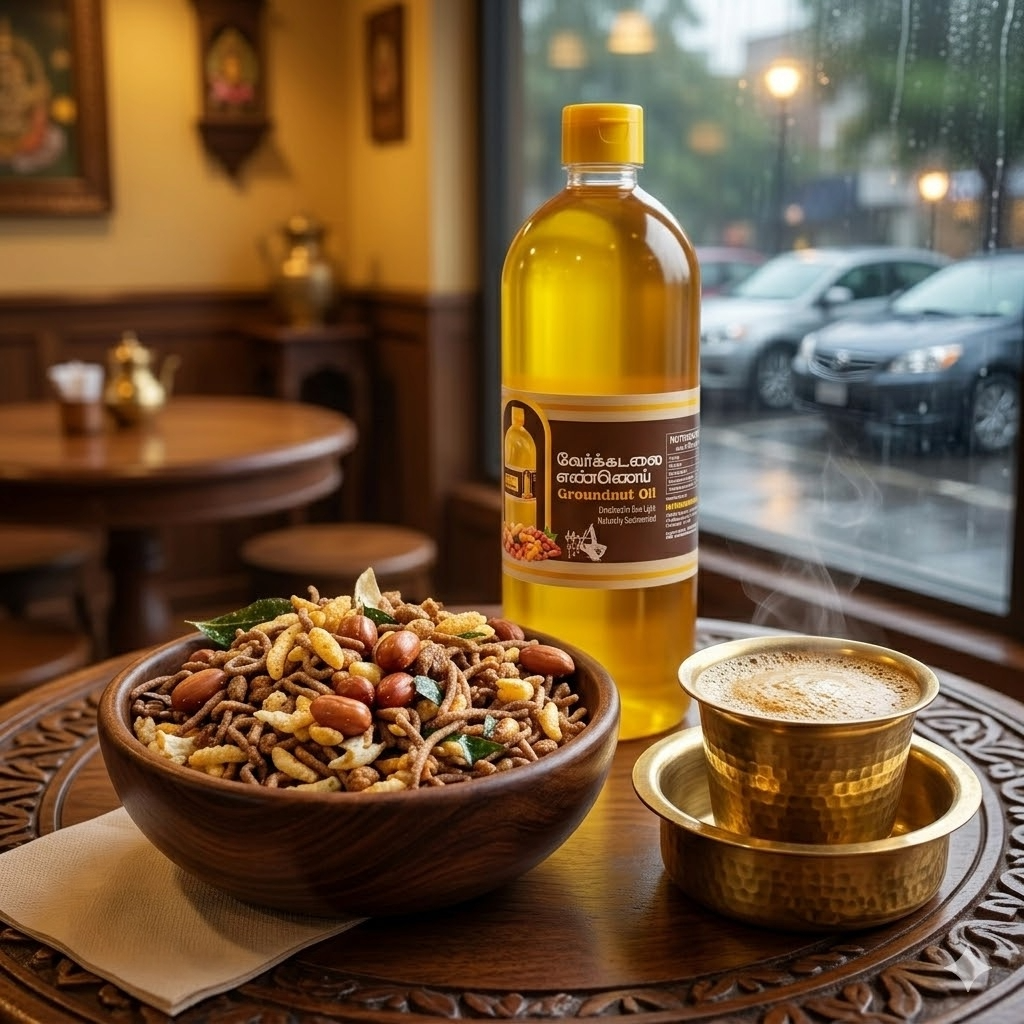 Traditional Ragi Mixture – Healthy South Indian Millet Snacks in Groundnut Oil