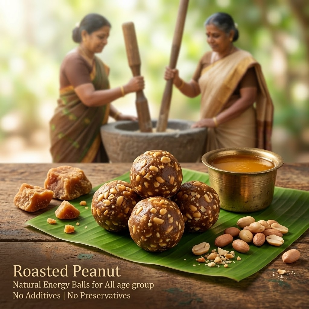 Kadalai Urundai – The Traditional Energy Sweet from South India